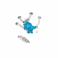 OEM 2009 Dodge Charger Knuckle-Rear Diagram - 68248387AA