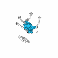 OEM 2009 Chrysler 300 Knuckle-Rear Diagram - 68248387AA