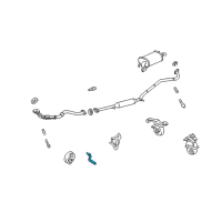 OEM 2002 Toyota Highlander Bracket Diagram - 17572-20070