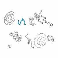 OEM Toyota Solara Brake Hose Diagram - 90947-A2017