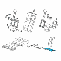 OEM 2017 Chevrolet Bolt EV Seat Cushion Heater Diagram - 13513844