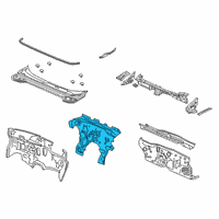 OEM 2019 Acura RDX Insert, Dashboard Out Diagram - 74251-TJB-A00