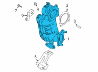 OEM Hyundai CONVERTER MODULE ASSY-W/UP CAT Diagram - 28500-2M660