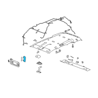 OEM 2009 GMC Yukon XL 2500 Lens Diagram - 15853951