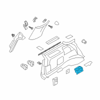 OEM 2008 Ford Expedition Cup Holder Diagram - 4L1Z-7813560-BA