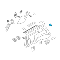 OEM Lincoln Lock Switch Diagram - 7L1Z-78432A38-AA