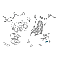 OEM 2019 Toyota Land Cruiser Adjust Knob Diagram - 84921-0E010-C0