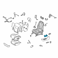OEM Toyota Sequoia Adjuster Switch Diagram - 84070-60120
