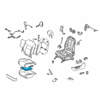 OEM 2013 Toyota Land Cruiser Seat Cushion Heater Diagram - 87510-60610