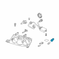 OEM 2000 Nissan Maxima Head Lamp Harness Assembly Diagram - 26242-0C800