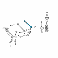 OEM 2005 Toyota Solara Rear Arm Diagram - 48730-33080