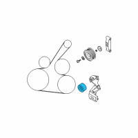 OEM Nissan Versa Pulley-Idler Diagram - 11927-ED00B