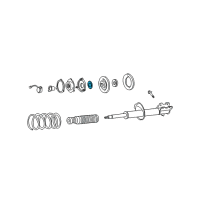 OEM Nissan Pathfinder Bearing-Strut Diagram - 54325-5V000