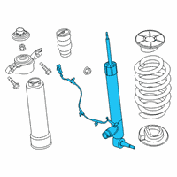 OEM 2020 Lincoln Aviator Shock Assembly Diagram - LC5Z-18125-S