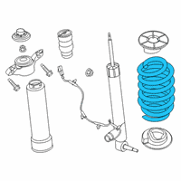 OEM Lincoln Aviator SPRING - REAR Diagram - LC5Z-5560-C