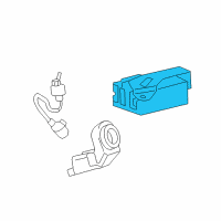 OEM 2007 Lexus RX350 Transponder Key Computer Assembly Diagram - 89780-48021