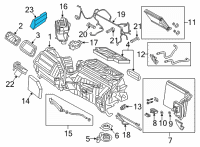 OEM 2022 BMW M4 CONTROL UNIT AIR CONDITIONIN Diagram - 64-11-5-A36-B30