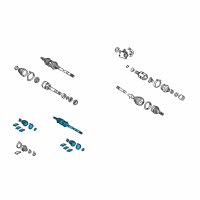 OEM 2004 Toyota Camry CV Joints Diagram - 43460-09A70