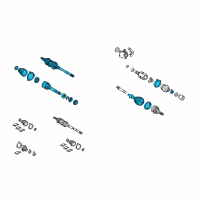 OEM Toyota Camry Axle Assembly Diagram - 43410-06480