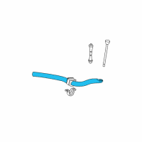 OEM Ford Explorer Sport Trac Stabilizer Bar Diagram - 1L5Z-5482-BA