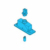 OEM Kia Lamp Assembly-License Plate Diagram - 92501D9000