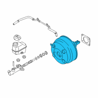 OEM 2015 Kia K900 Booster Assembly-Vacuum Diagram - 591103T000