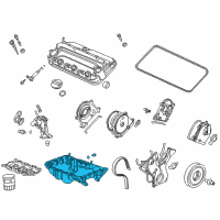 OEM 2007 Honda Accord Pan, Oil Diagram - 11200-RCJ-A00