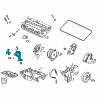 OEM 2005 Honda Accord Base, Oil Filter Diagram - 15301-RGM-A00