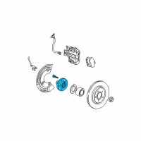 OEM Ford Thunderbird Hub Diagram - XW4Z-1109-AA