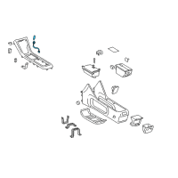 OEM 2003 Toyota Highlander Lamp Assembly, Indicator Diagram - 81850-48010