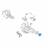 OEM 2004 Toyota Highlander Ashtray Diagram - 58912-48050-A0