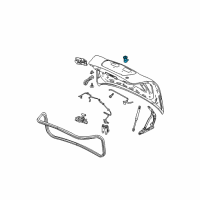 OEM 2004 Pontiac Grand Prix Lock Cylinder Diagram - 89024312