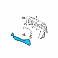 OEM Pontiac Grand Prix Weatherstrip Diagram - 89045103