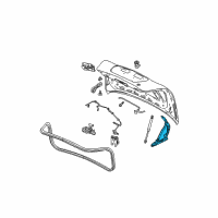 OEM 2007 Pontiac Grand Prix Hinge Asm-Rear Compartment Lid Diagram - 10345151