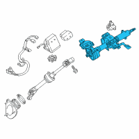 OEM 2018 Toyota Avalon Steering Column Diagram - 4520A-06013