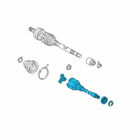 OEM 2005 Toyota Prius Inner Joint Diagram - 43040-47020