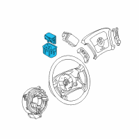 OEM 2003 BMW 745Li Steptronic Switch, Rear Diagram - 61-31-6-911-737