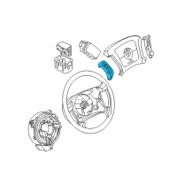 OEM 2003 BMW 745Li Mfl Switch, Left Diagram - 61-31-6-911-585