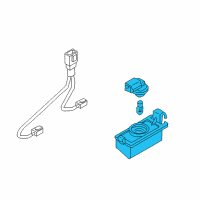 OEM Nissan Lamp Licence Diagram - 26510-CD00B