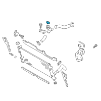 OEM 2017 Toyota 86 Radiator Cap Diagram - SU003-01184