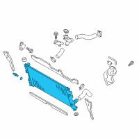 OEM 2017 Toyota 86 Radiator Assembly Diagram - SU003-01172