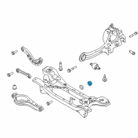 OEM Ford Focus Rear Reinforcement Nut Diagram - -W520214-S450B