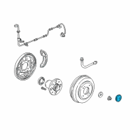 OEM 1987 Honda Civic Cap, Hub Unit Diagram - 42326-SFA-000