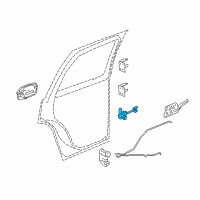 OEM 2003 Cadillac Escalade ESV Door Check Diagram - 19209020