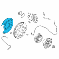 OEM 2018 BMW M4 Protection Plate Right Diagram - 34-20-8-053-266