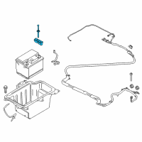 OEM Ford C-Max Hold Down Diagram - FV6Z-10718-B