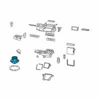 OEM Pontiac Blower Motor Diagram - 15863480