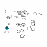 OEM 2008 Saturn Aura Blower Motor Diagram - 15863480