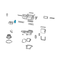 OEM 2011 Chevrolet Malibu Actuator Diagram - 15844209