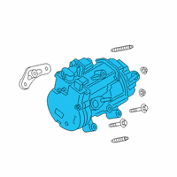 OEM 2022 Ford Escape COMPRESSOR ASY Diagram - LX6Z-19703-V